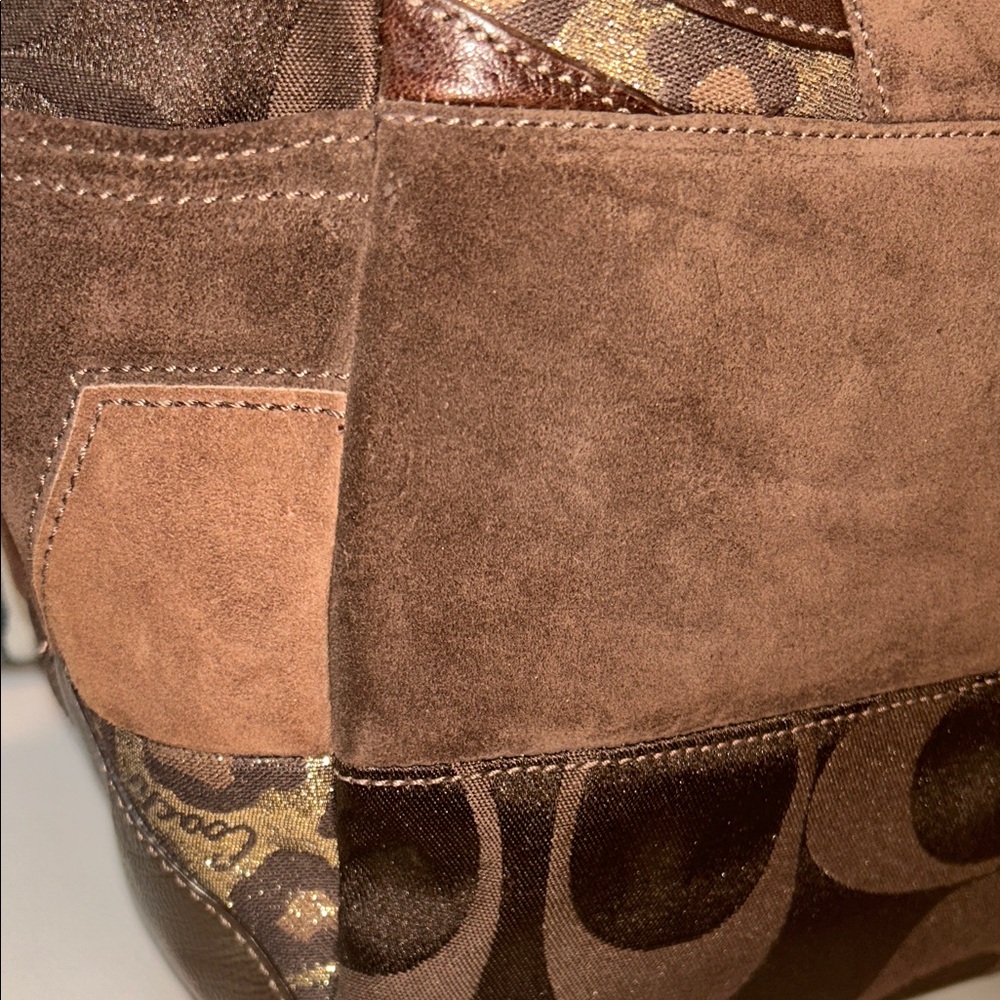 Coach Ocelot Patchwork NWT Leather Tote Bag - Picture 10 of 15